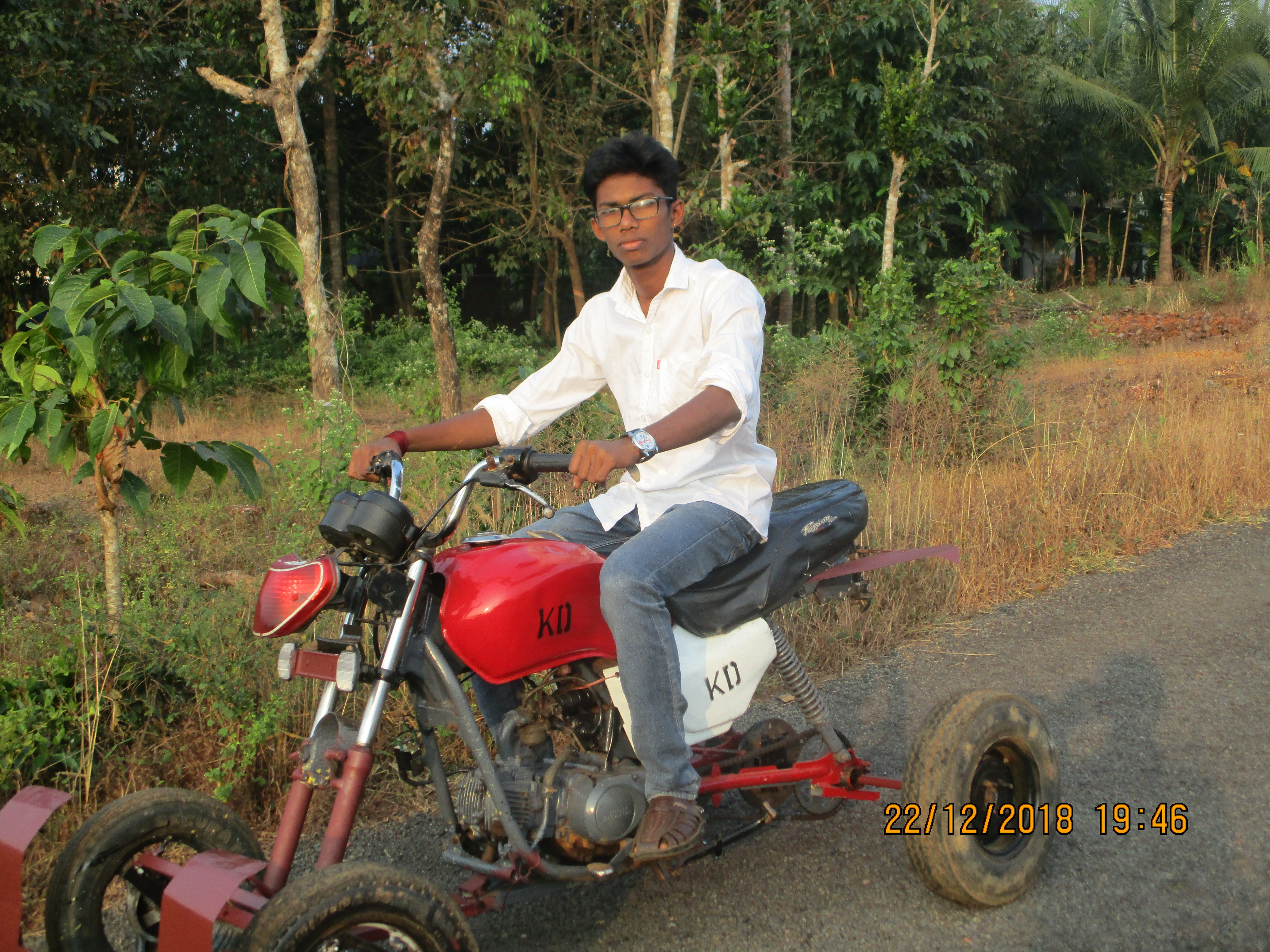 ATV Quad bike from scraps