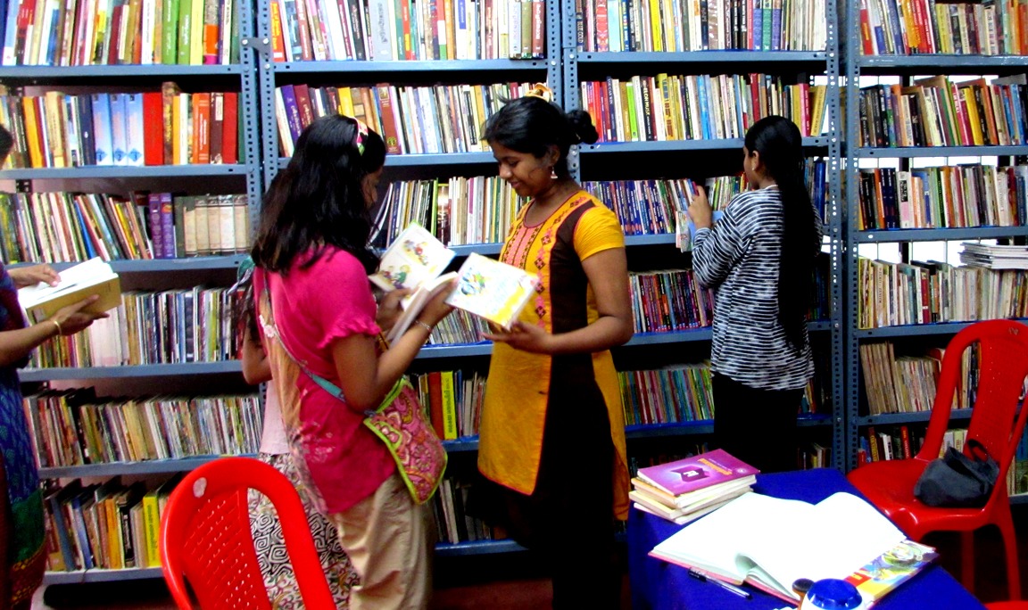 Yasodha;s free library Mattanchery, Kerala