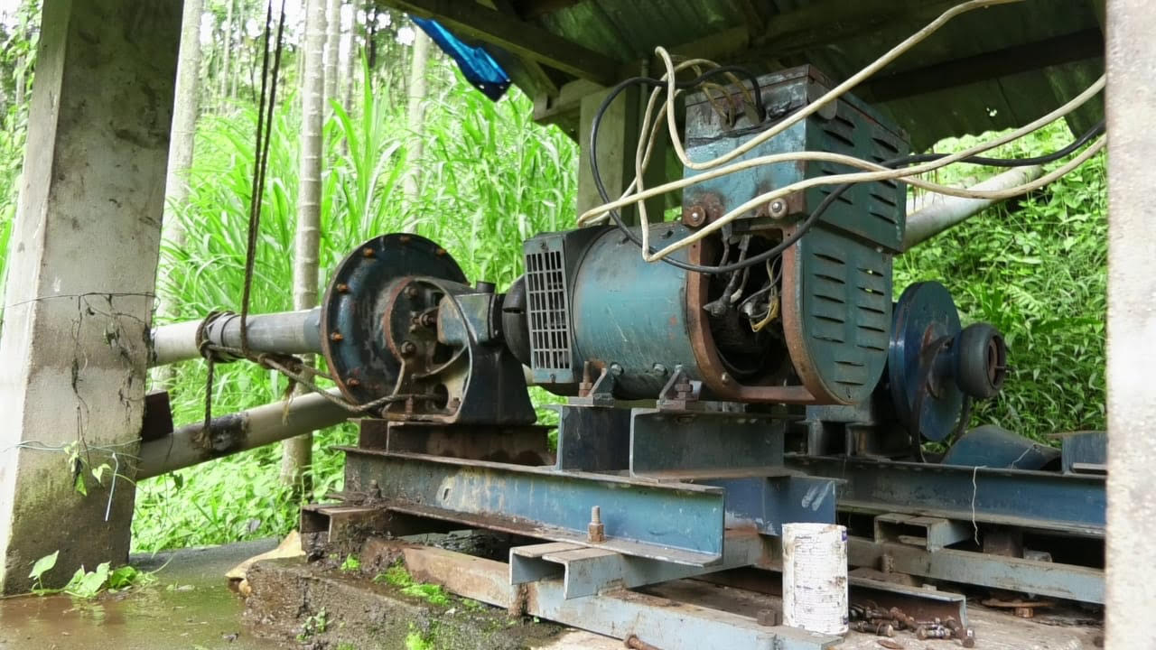 Thambi produces electricity for his farm and house Thambi produces electricity for his farm and house
